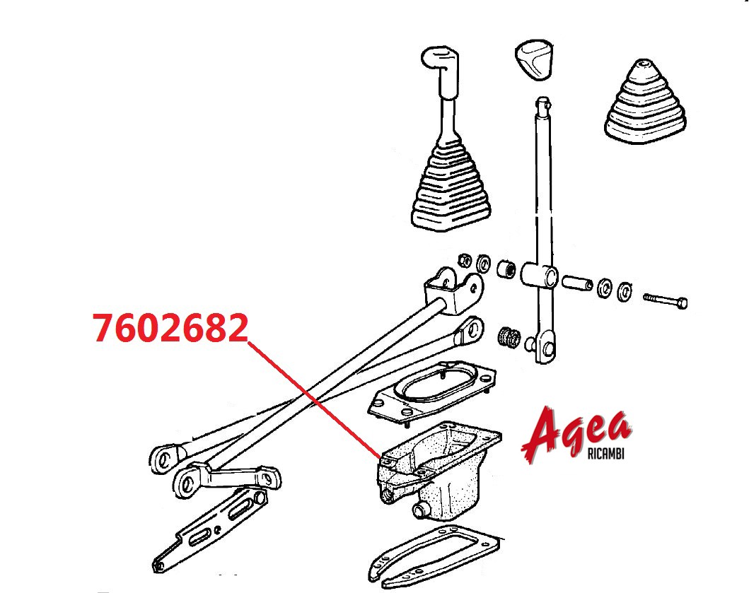 Agea Ricambi - CUFFIA LEVA CAMBIO (7602682)